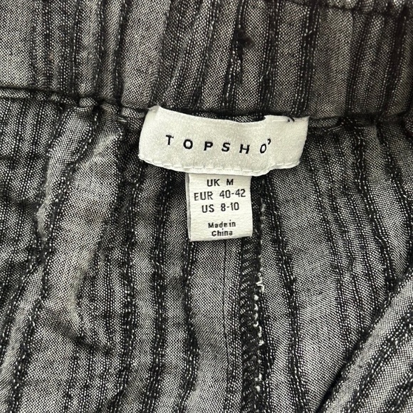 Top Shop linen draw string pants - Picture 4 of 5